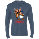 T-Shirts Indigo / X-Small Demoporgon Triblend Long Sleeve Hoodie Tee