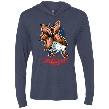 T-Shirts Vintage Navy / X-Small Demoporgon Triblend Long Sleeve Hoodie Tee