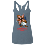 T-Shirts Indigo / X-Small Demoporgon Women's Triblend Racerback Tank
