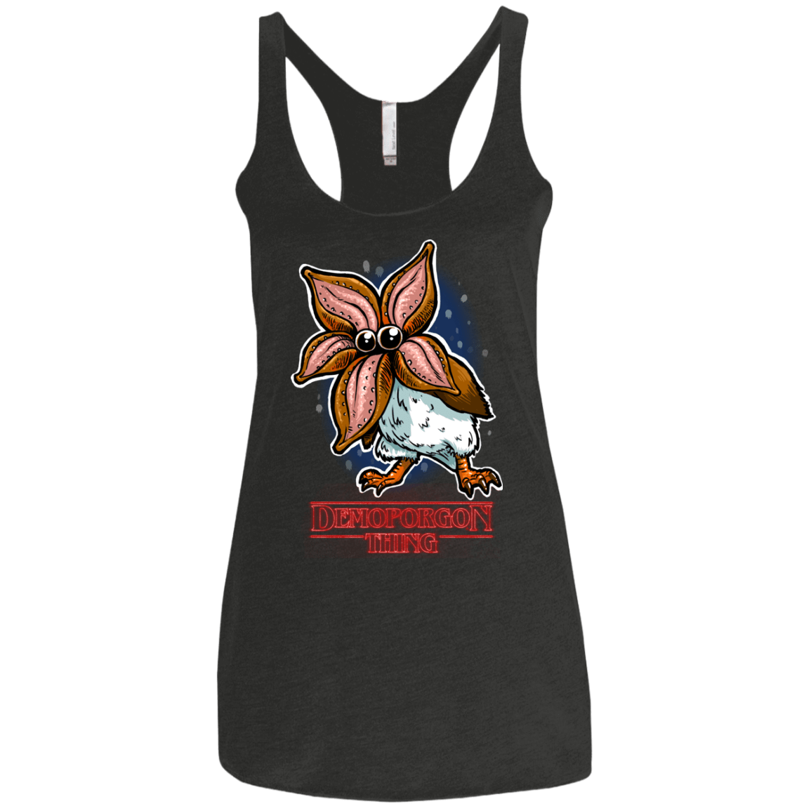 T-Shirts Vintage Black / X-Small Demoporgon Women's Triblend Racerback Tank