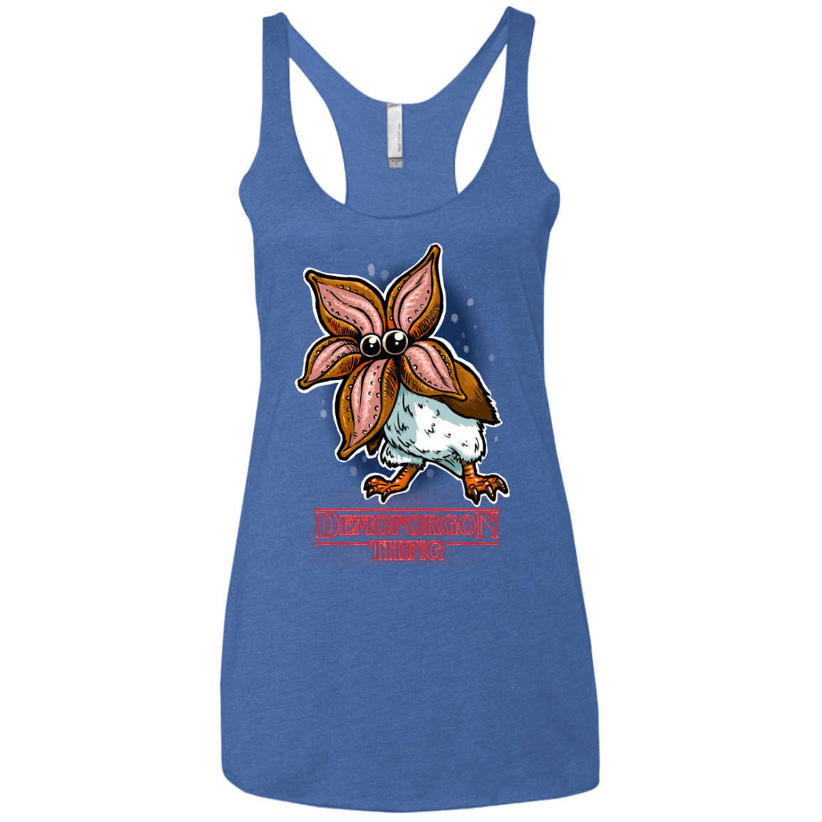 T-Shirts Vintage Royal / X-Small Demoporgon Women's Triblend Racerback Tank