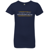 T-Shirts Midnight Navy / YXS Deploying Hotfixes For Food And Shelter Girls Premium T-Shirt