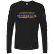 T-Shirts Black / Small Deploying Hotfixes For Food And Shelter Men's Premium Long Sleeve
