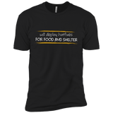 T-Shirts Black / X-Small Deploying Hotfixes For Food And Shelter Men's Premium T-Shirt