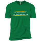 T-Shirts Kelly Green / X-Small Deploying Hotfixes For Food And Shelter Men's Premium T-Shirt