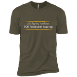 T-Shirts Military Green / X-Small Deploying Hotfixes For Food And Shelter Men's Premium T-Shirt