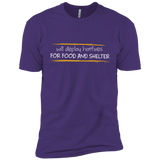 T-Shirts Purple Rush/ / X-Small Deploying Hotfixes For Food And Shelter Men's Premium T-Shirt
