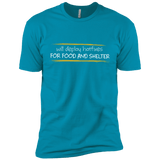 T-Shirts Turquoise / X-Small Deploying Hotfixes For Food And Shelter Men's Premium T-Shirt