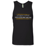 T-Shirts Black / Small Deploying Hotfixes For Food And Shelter Men's Premium Tank Top