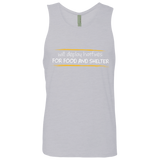 T-Shirts Heather Grey / Small Deploying Hotfixes For Food And Shelter Men's Premium Tank Top