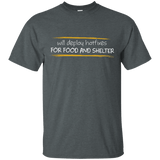 T-Shirts Dark Heather / Small Deploying Hotfixes For Food And Shelter T-Shirt