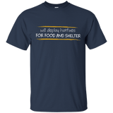 T-Shirts Navy / Small Deploying Hotfixes For Food And Shelter T-Shirt