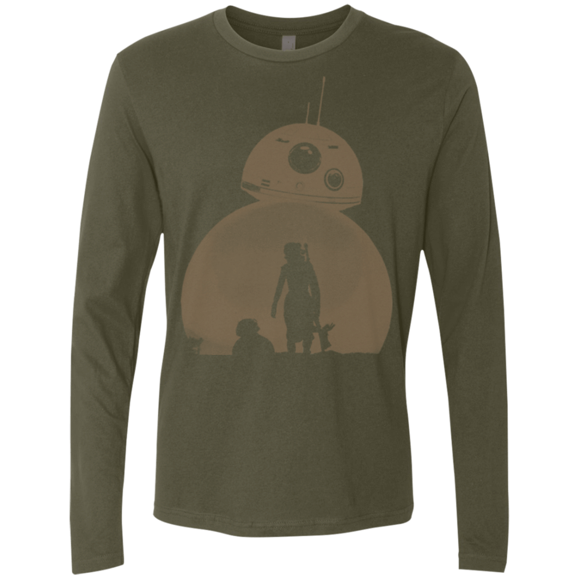 T-Shirts Military Green / Small Desert Men's Premium Long Sleeve