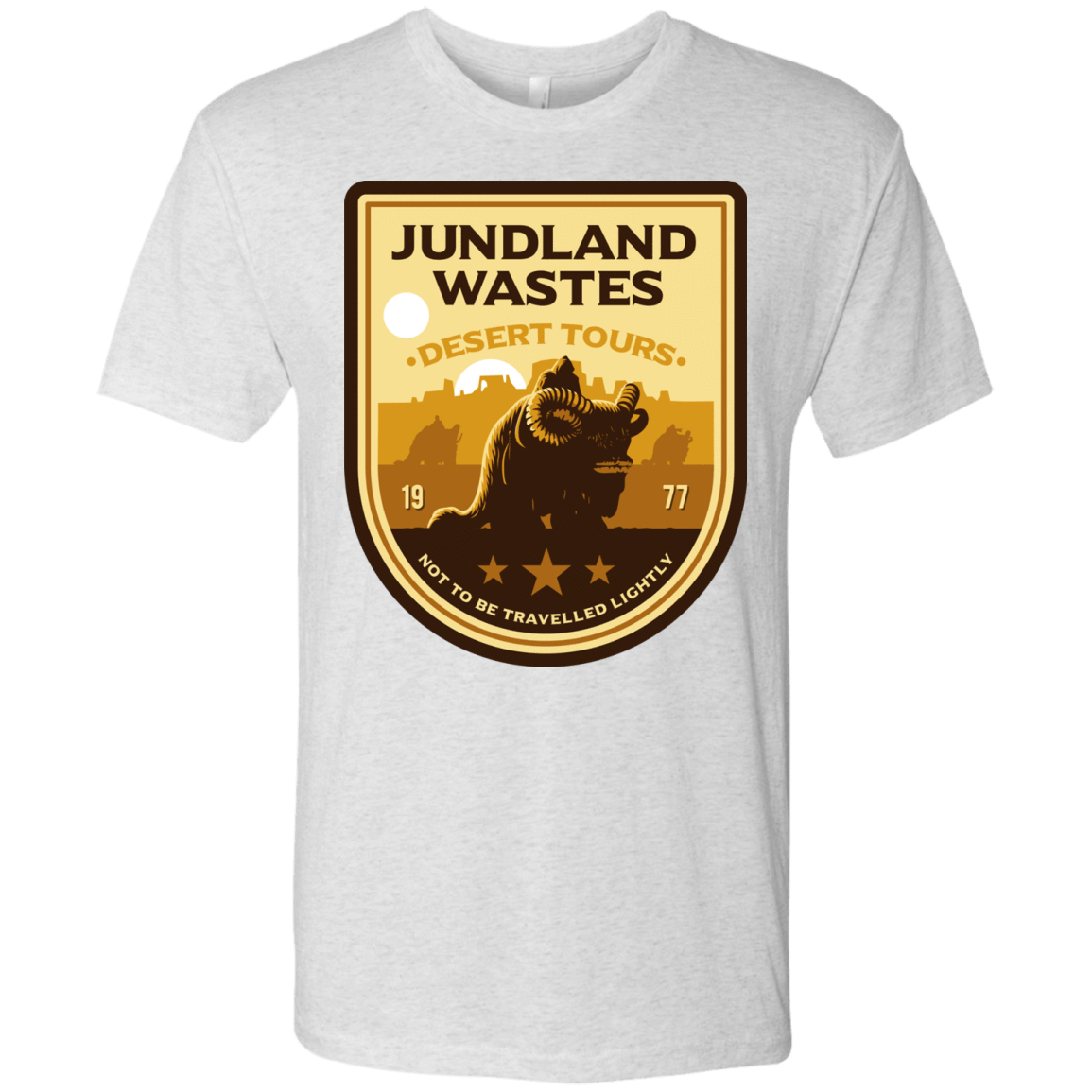 T-Shirts Heather White / Small Desert Tours Men's Triblend T-Shirt