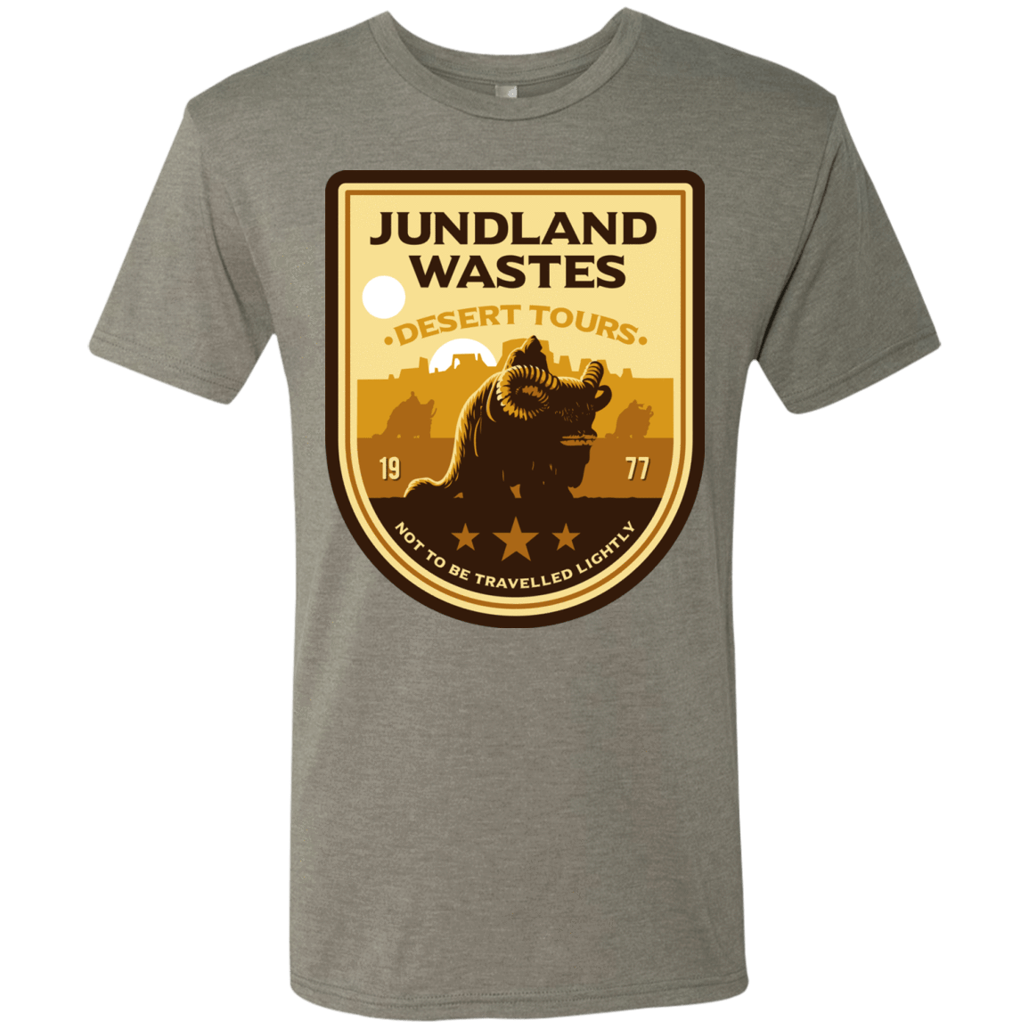 T-Shirts Venetian Grey / Small Desert Tours Men's Triblend T-Shirt