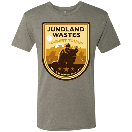 T-Shirts Venetian Grey / Small Desert Tours Men's Triblend T-Shirt