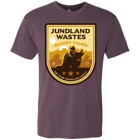 T-Shirts Vintage Purple / Small Desert Tours Men's Triblend T-Shirt