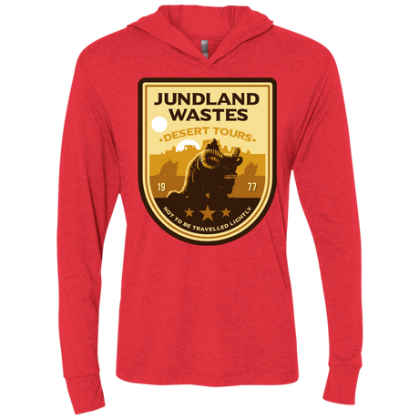 T-Shirts Vintage Red / X-Small Desert Tours Triblend Long Sleeve Hoodie Tee