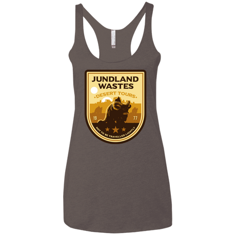 T-Shirts Macchiato / X-Small Desert Tours Women's Triblend Racerback Tank