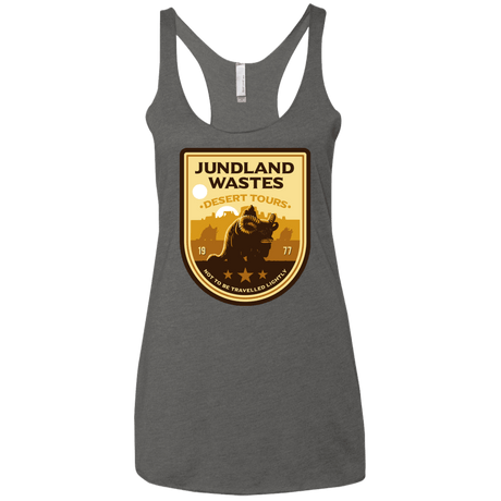 T-Shirts Premium Heather / X-Small Desert Tours Women's Triblend Racerback Tank