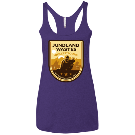 T-Shirts Purple / X-Small Desert Tours Women's Triblend Racerback Tank
