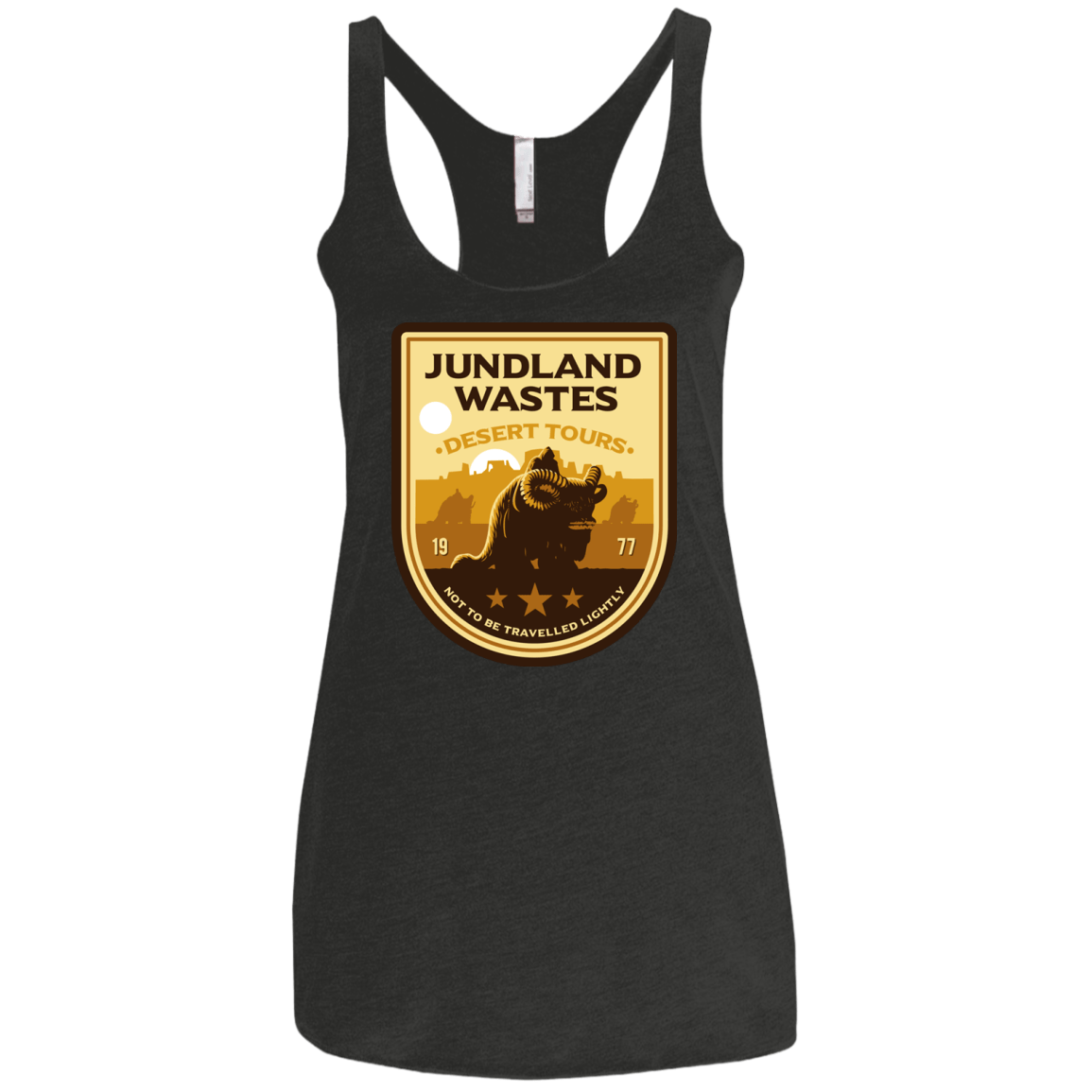 T-Shirts Vintage Black / X-Small Desert Tours Women's Triblend Racerback Tank