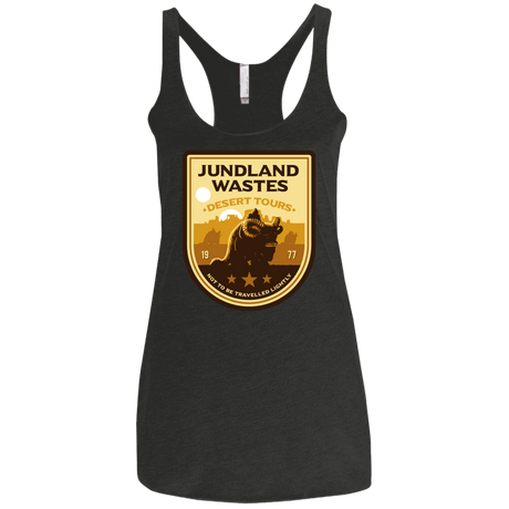 T-Shirts Vintage Black / X-Small Desert Tours Women's Triblend Racerback Tank