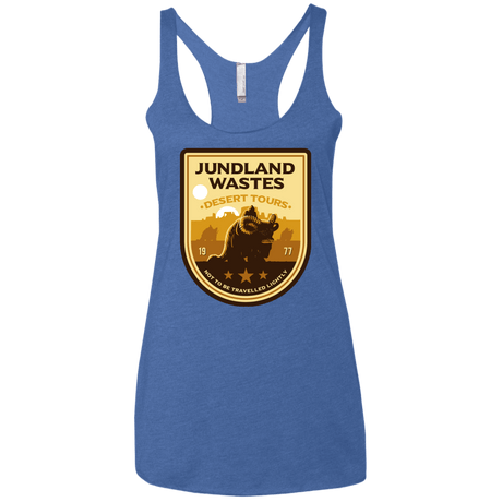 T-Shirts Vintage Royal / X-Small Desert Tours Women's Triblend Racerback Tank