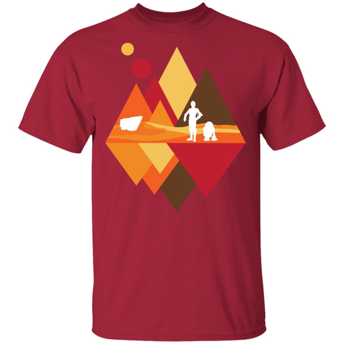 T-Shirts Cardinal / S Desert View T-Shirt