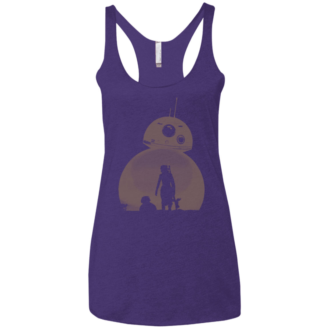 T-Shirts Purple / X-Small Desert Women's Triblend Racerback Tank