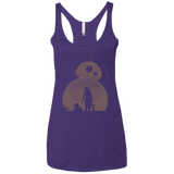 T-Shirts Purple / X-Small Desert Women's Triblend Racerback Tank