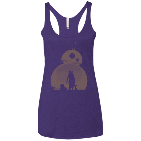 T-Shirts Purple / X-Small Desert Women's Triblend Racerback Tank