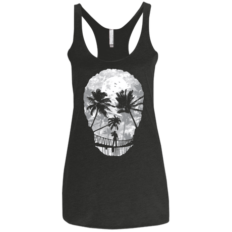 T-Shirts Vintage Black / X-Small Desolate Death Women's Triblend Racerback Tank