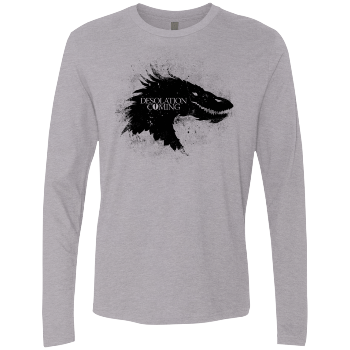 T-Shirts Heather Grey / Small Desolation is Coming Men's Premium Long Sleeve