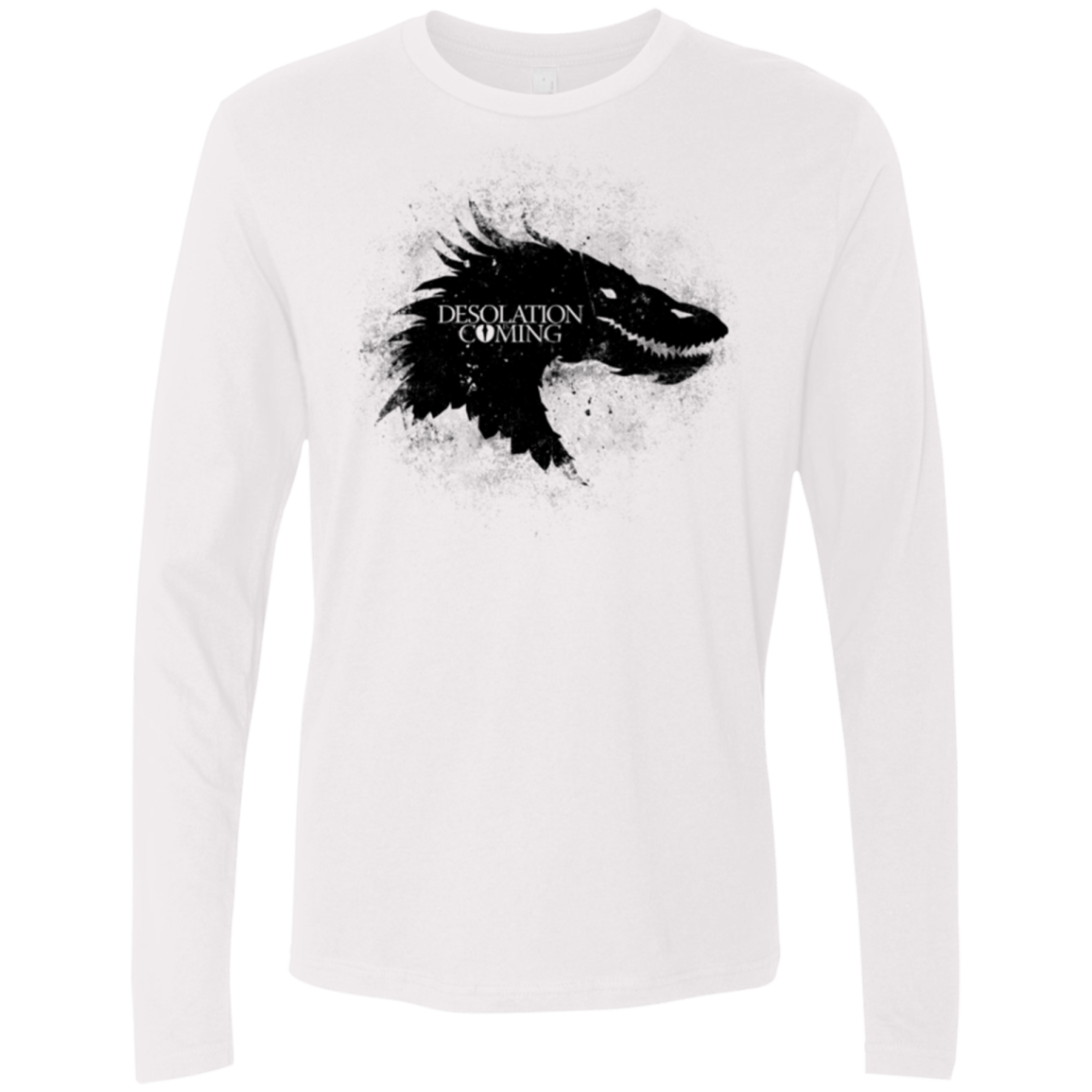 T-Shirts White / Small Desolation is Coming Men's Premium Long Sleeve