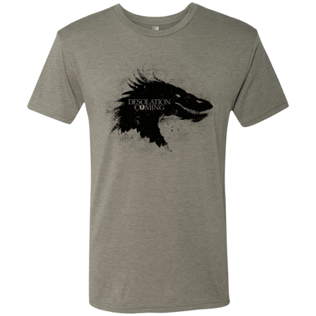 T-Shirts Venetian Grey / Small Desolation is Coming Men's Triblend T-Shirt