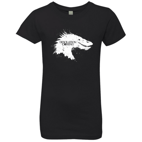 T-Shirts Black / YXS Desolation is Coming white Girls Premium T-Shirt