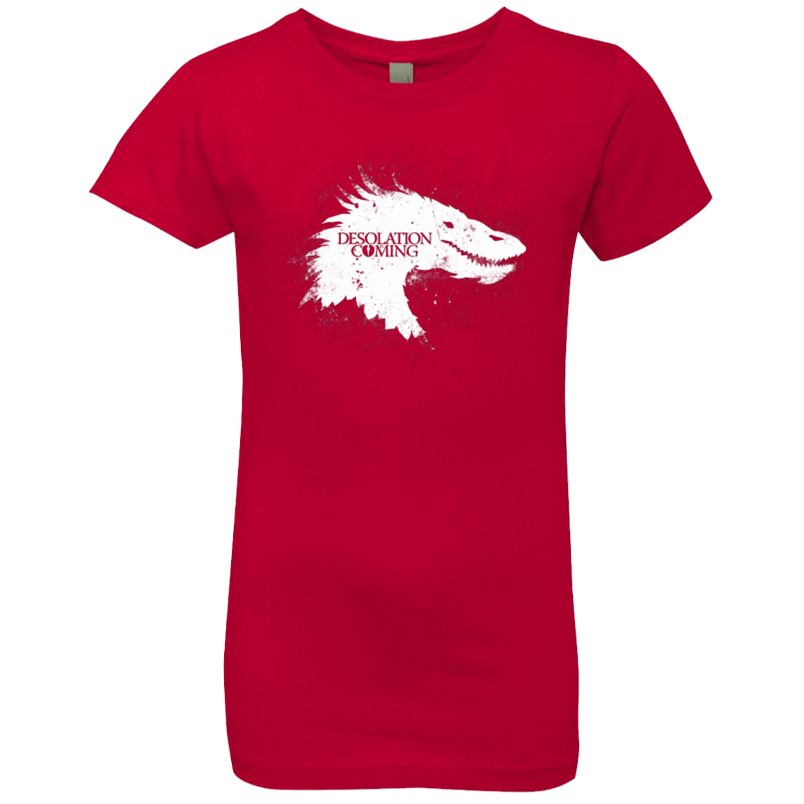 T-Shirts Red / YXS Desolation is Coming white Girls Premium T-Shirt