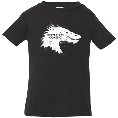 T-Shirts Black / 6 Months Desolation is Coming white Infant Premium T-Shirt