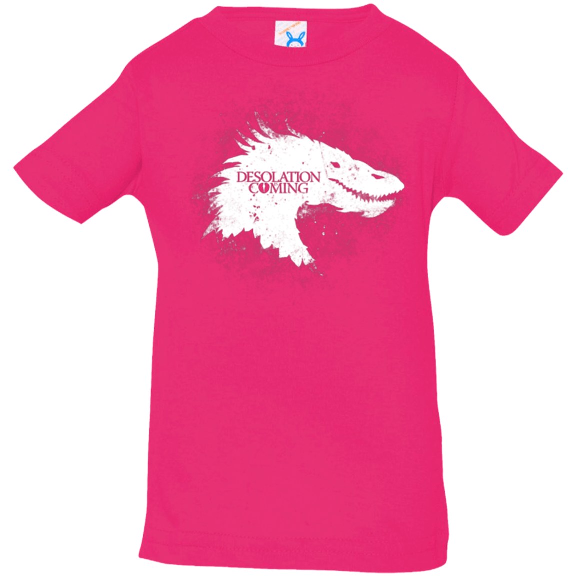 T-Shirts Hot Pink / 6 Months Desolation is Coming white Infant Premium T-Shirt