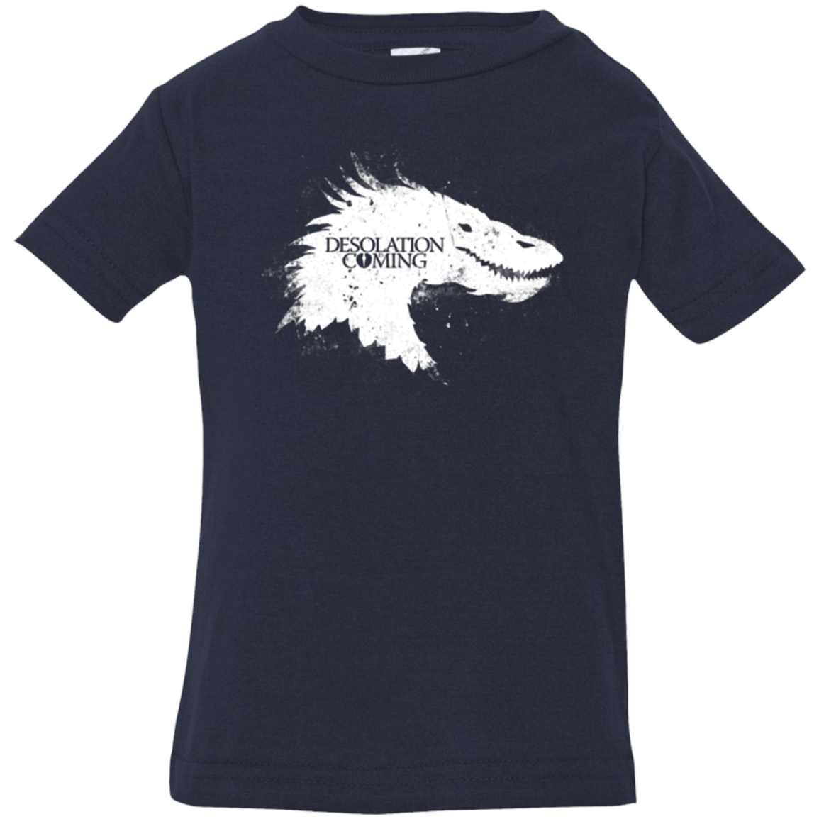 T-Shirts Navy / 6 Months Desolation is Coming white Infant Premium T-Shirt