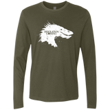 T-Shirts Military Green / Small Desolation is Coming white Men's Premium Long Sleeve