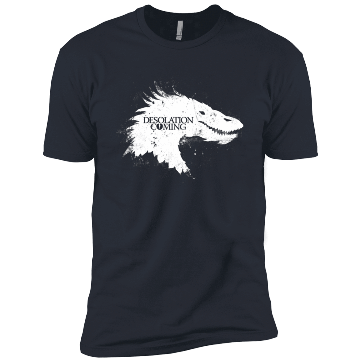 T-Shirts Indigo / X-Small Desolation is Coming white Men's Premium T-Shirt