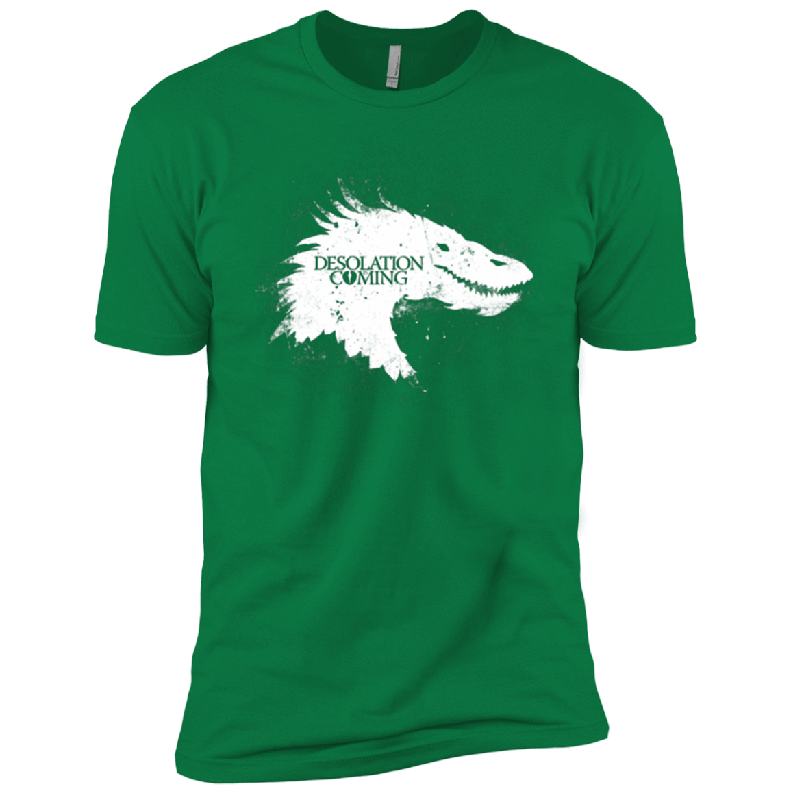 T-Shirts Kelly Green / X-Small Desolation is Coming white Men's Premium T-Shirt
