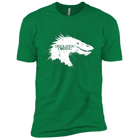 T-Shirts Kelly Green / X-Small Desolation is Coming white Men's Premium T-Shirt