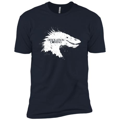 T-Shirts Midnight Navy / X-Small Desolation is Coming white Men's Premium T-Shirt