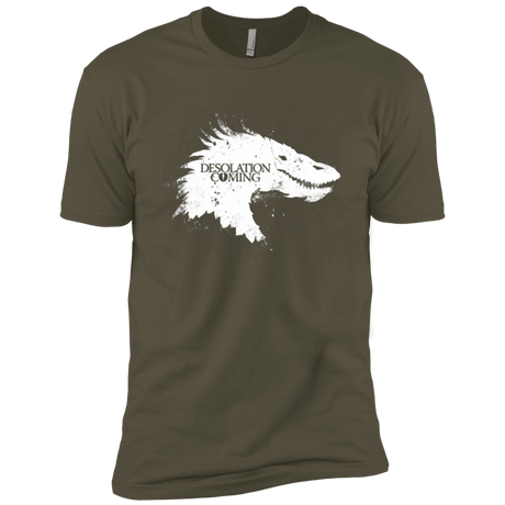 T-Shirts Military Green / X-Small Desolation is Coming white Men's Premium T-Shirt