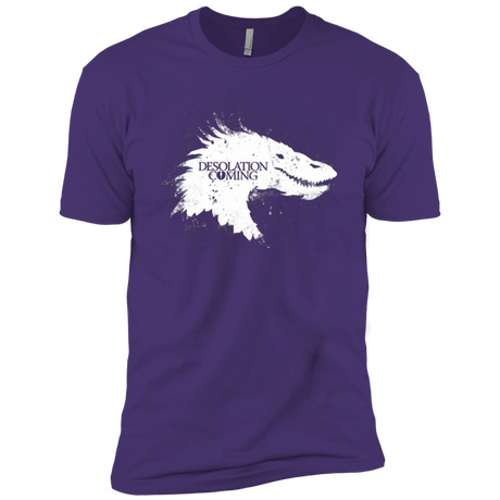 T-Shirts Purple / X-Small Desolation is Coming white Men's Premium T-Shirt