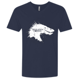 T-Shirts Midnight Navy / X-Small Desolation is Coming white Men's Premium V-Neck