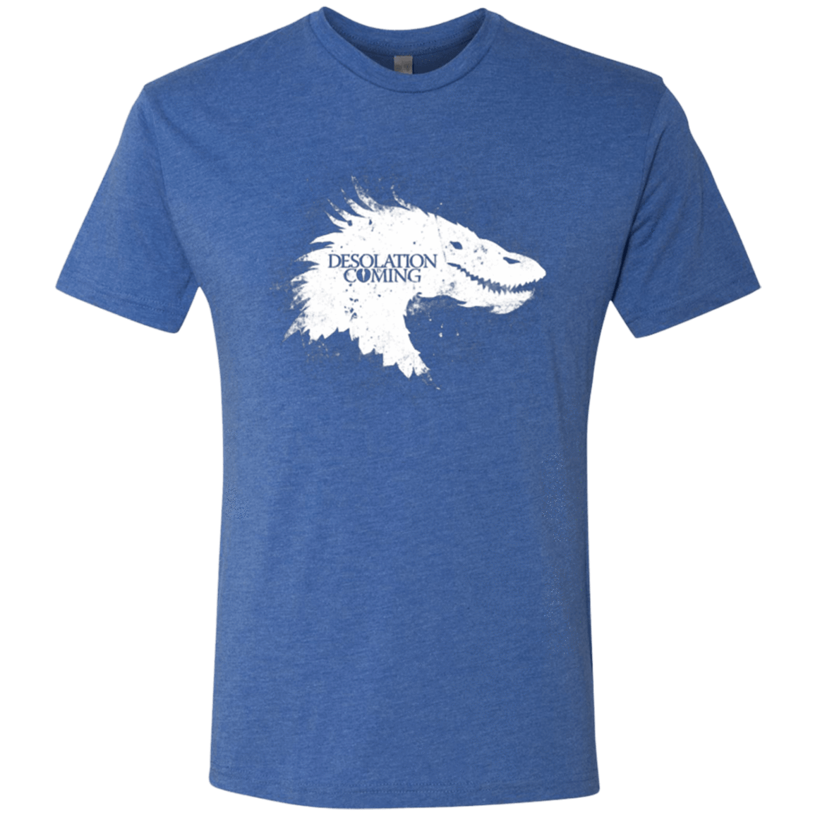 T-Shirts Vintage Royal / Small Desolation is Coming white Men's Triblend T-Shirt